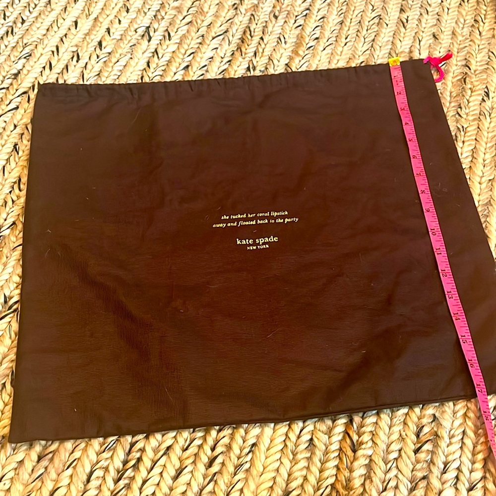 Kate Spade Brown Drawstring Dustbag - Picture 4 of 5